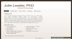 Desktop Screenshot of julieleader.com